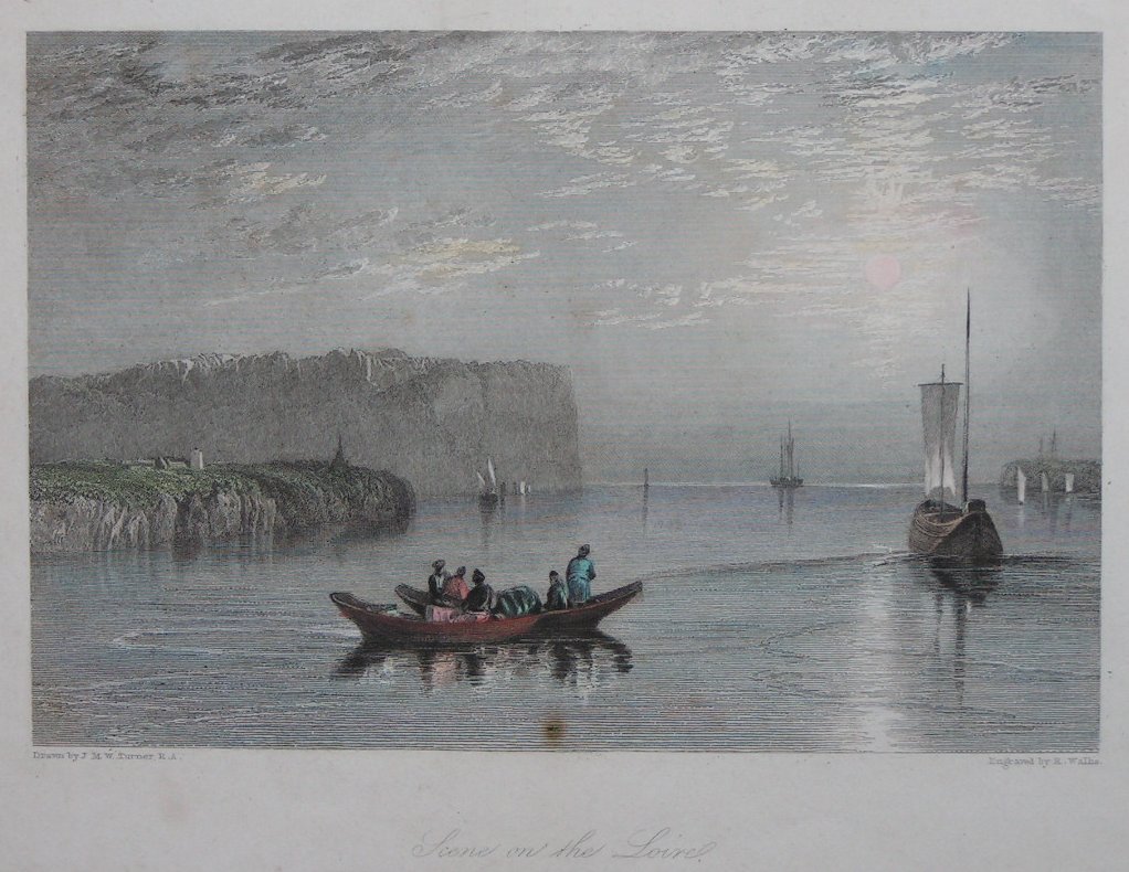Print - Scene on the Loire - Wallis